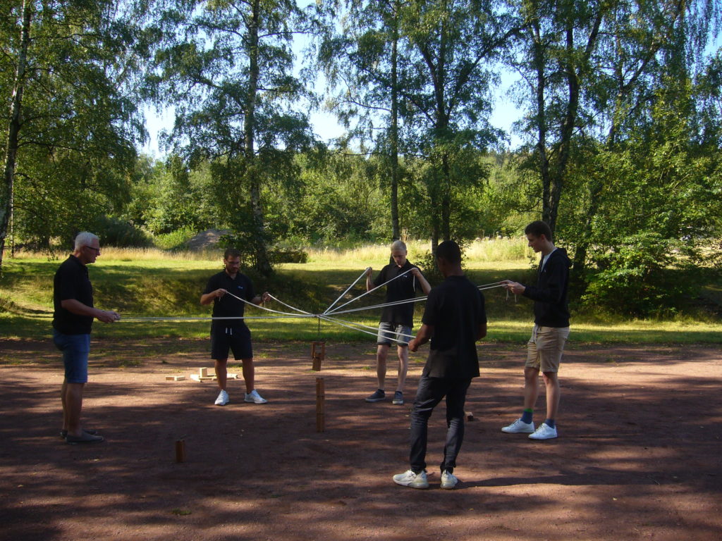 HDO Auszubildende beim Teambuilding
